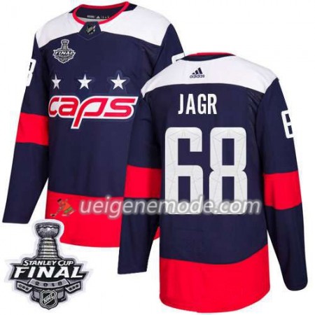 Herren Eishockey Washington Capitals Trikot Jaromir Jagr 68 2018 Stanley Cup Final Patch Adidas Stadium Series Authentic